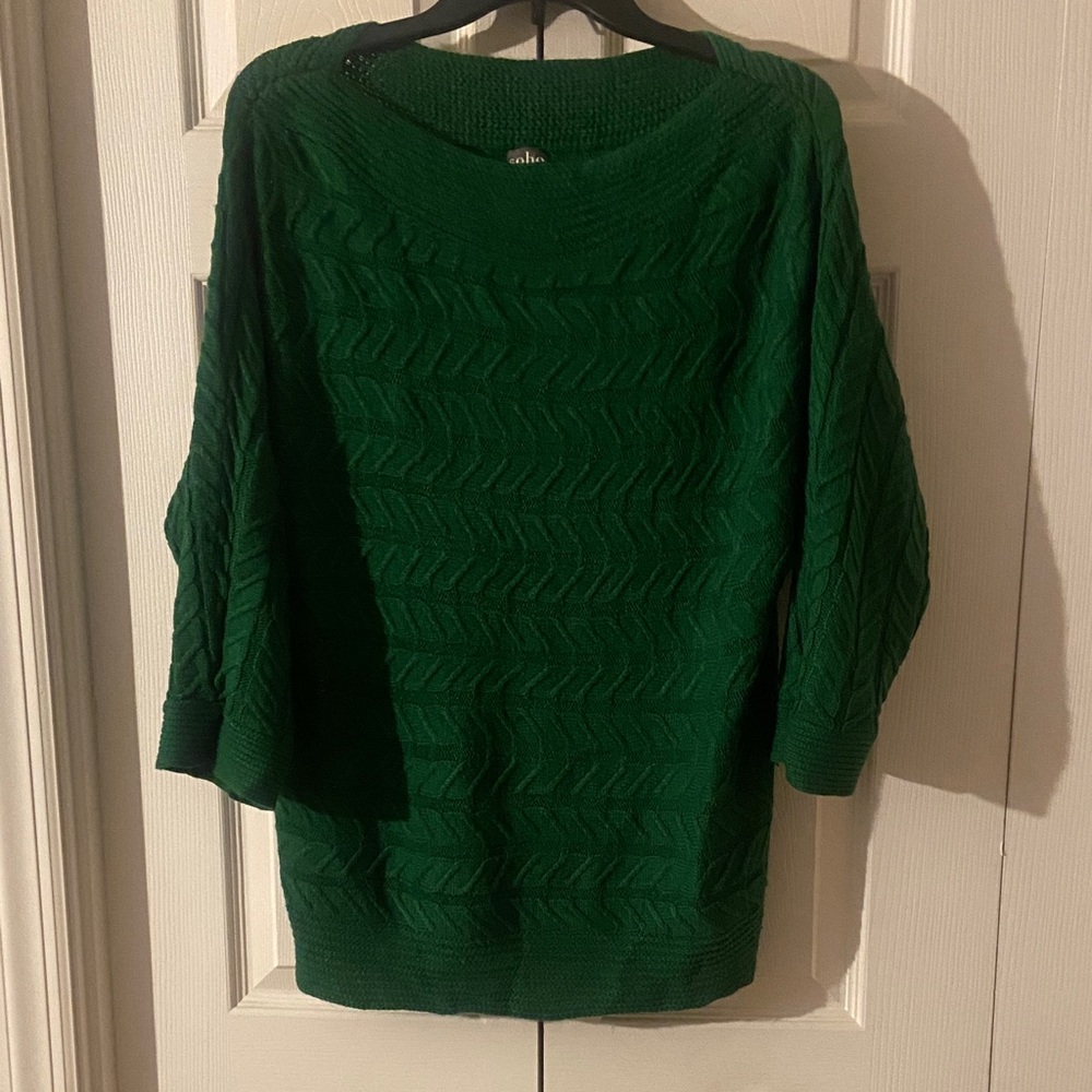 Soho Emerald Green Knit Sweater
